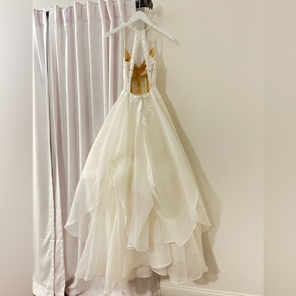 Christina Wu Exclusive Collection Dress Ivory - Picture 4 of 5